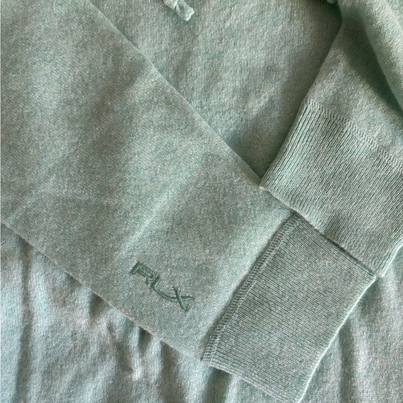 Ralph Lauren RLX Blue Green Hoodie cashmere,washable - Picture 6 of 15